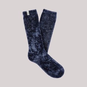 Women's UGG Leda Cozy Socks in Navy. 1105572